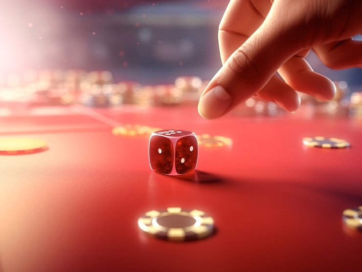 Dealer profesional di studio live ozon88 Dealer membagikan kartu di Baccarat ozon88